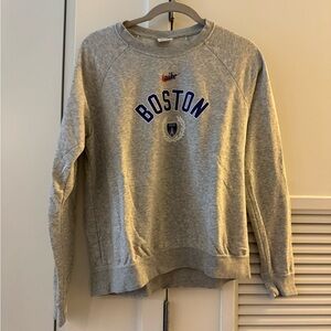 Nike Gray Boston Marathon 2022 Crewneck